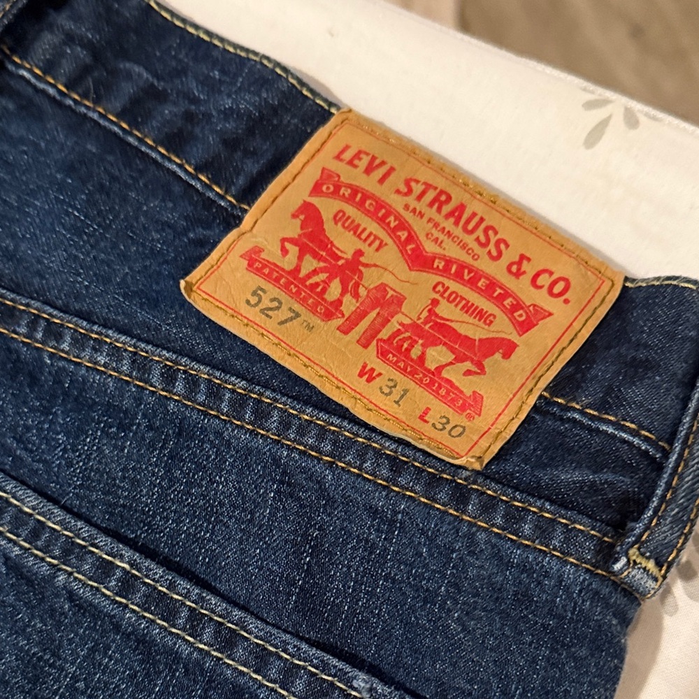 Levi's Men's Dark Blue Slim Straight Jeans